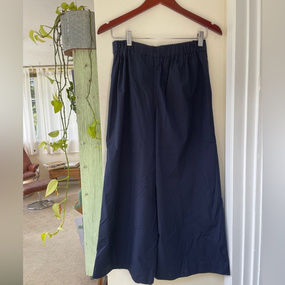 Babaton wide leg cropped summer pants, sz 4 - Picture 2 of 9
